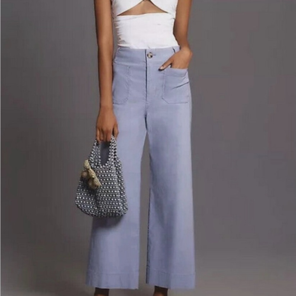 Anthropologie Maeve Wide-Leg Pants